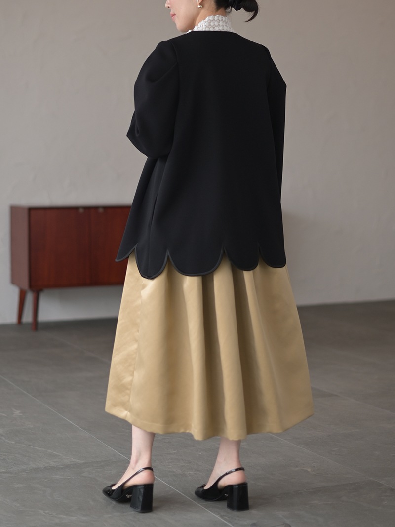 スカラップジャケット | Outer | | TREFLE＋1（トレフルプラスワン）