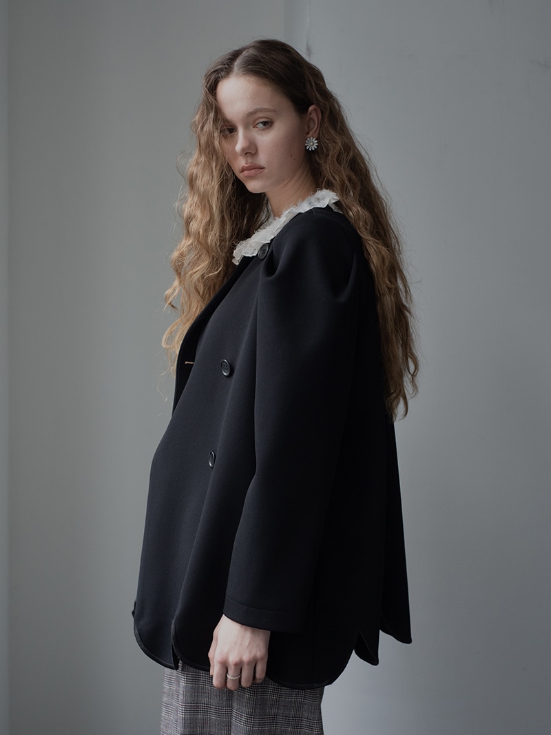 スカラップジャケット | Outer | | TREFLE＋1（トレフルプラスワン）