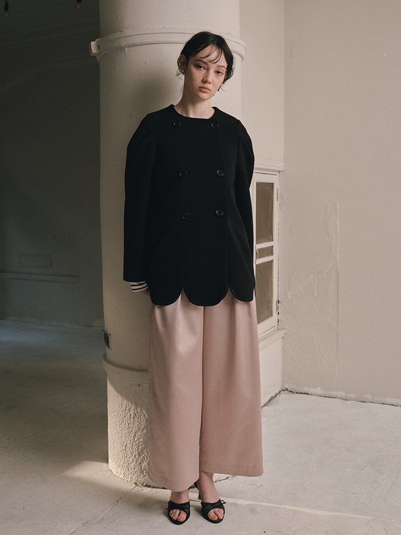 スカラップジャケット | Outer | | TREFLE＋1（トレフルプラスワン）