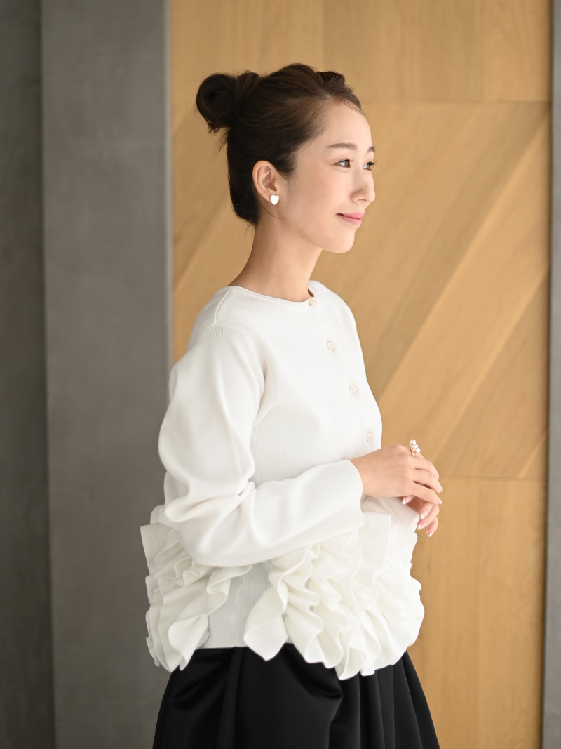 スワンカーディガン | Cardigan,長袖 | | TREFLE＋1（トレフルプラスワン）