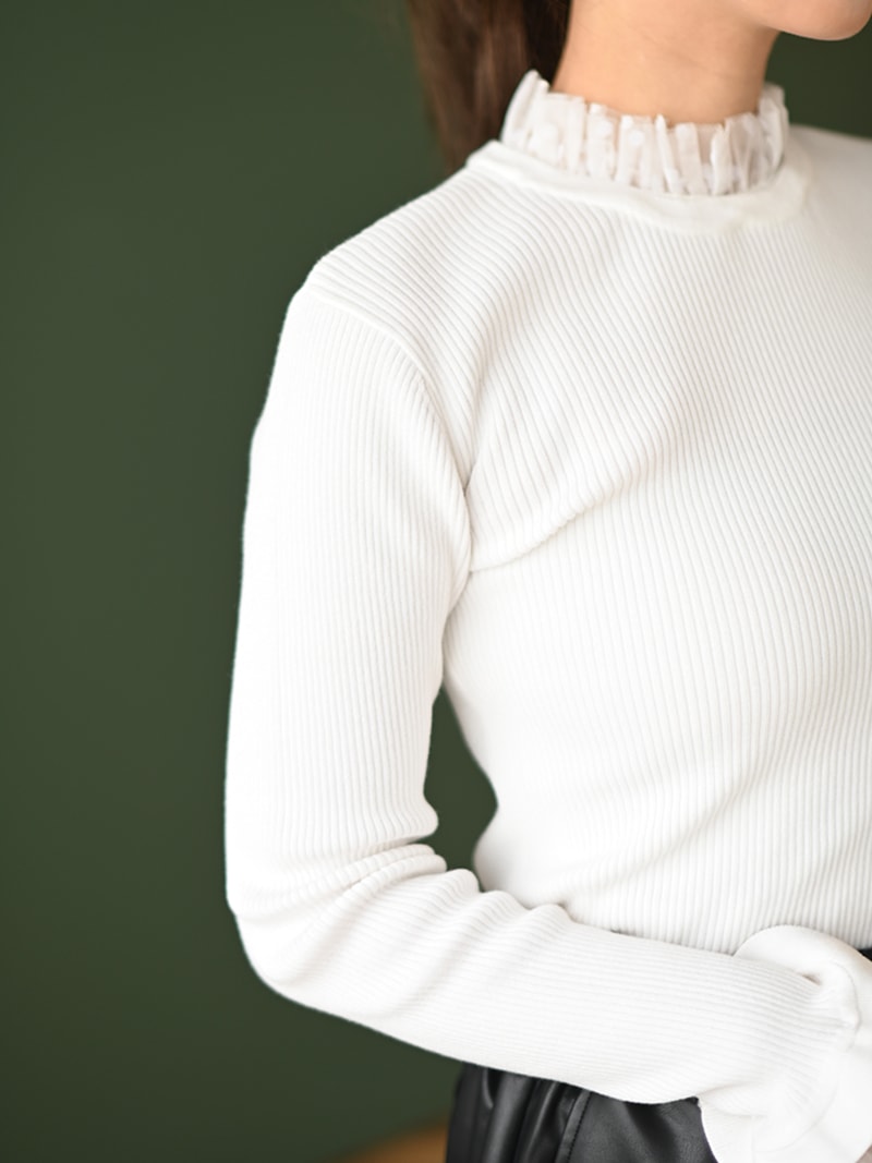 ドットチュールニット | Tops,トップス | | TREFLE＋1（トレフルプラス