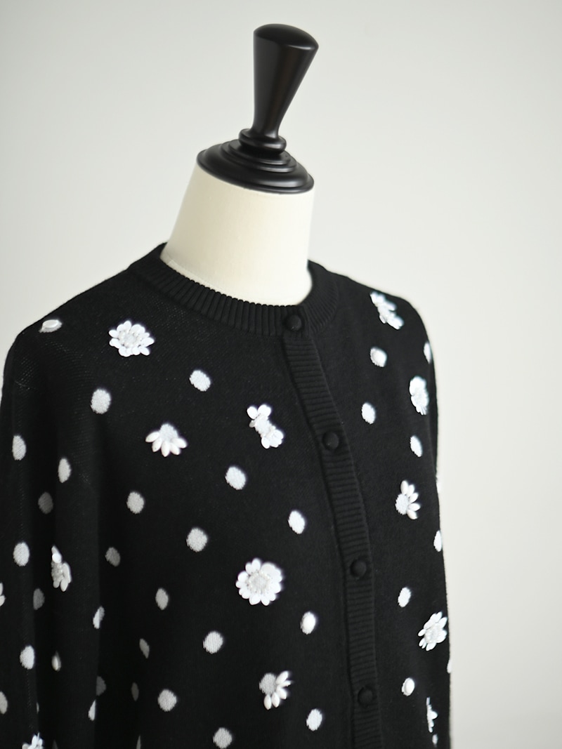 ドットスパンコールカーディガン | Cardigan,長袖 | | TREFLE＋1