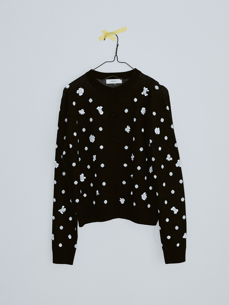 ドットスパンコールカーディガン | Cardigan,長袖 | | TREFLE＋1