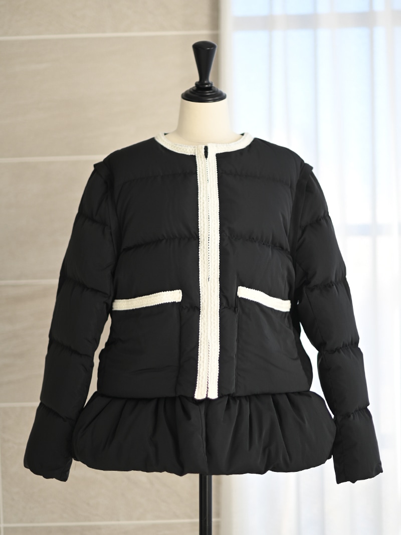 4wayダウンジャケット(BLACK) | Outer | | TREFLE＋1（トレフルプラス