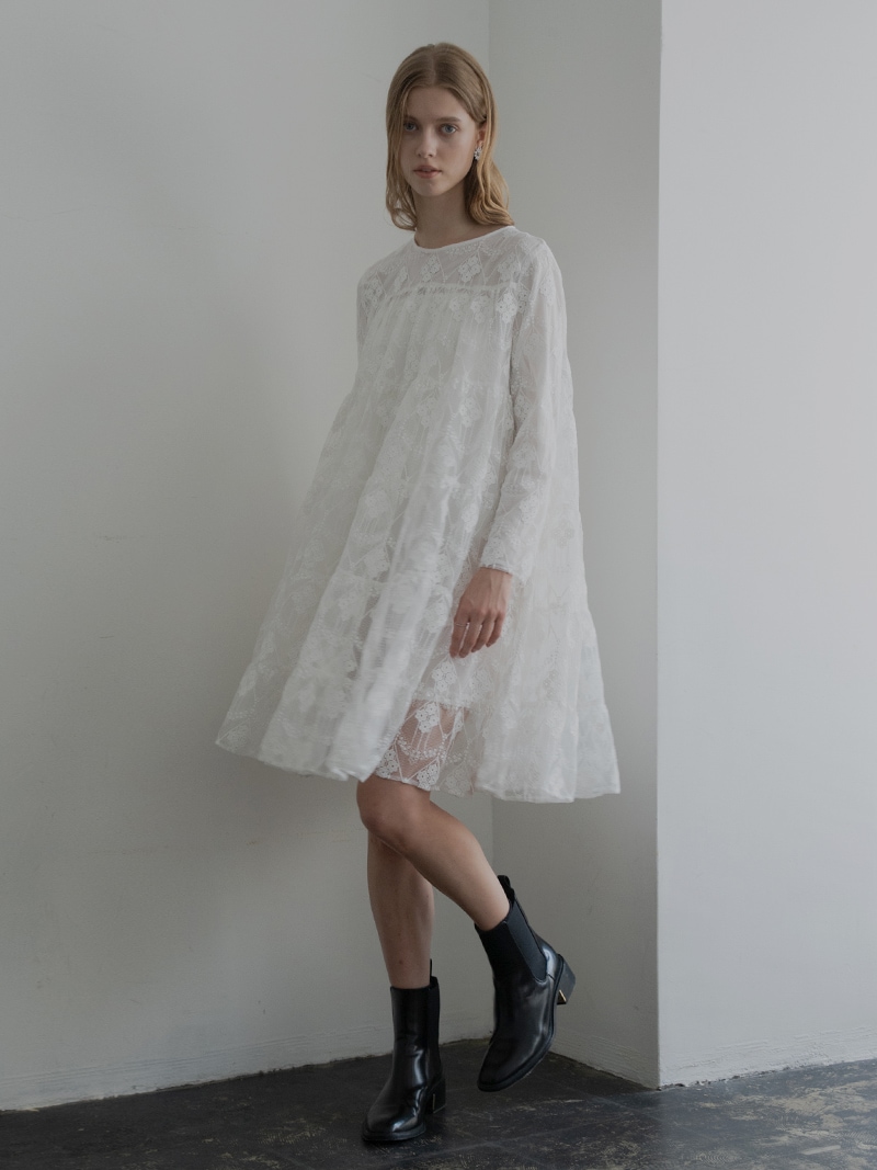 レースフェアリーワンピース～short | Onepiece,長袖 | | TREFLE＋1