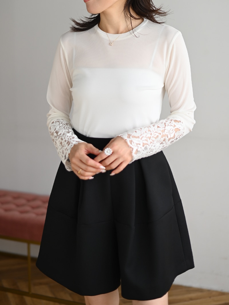 タックショートパンツ | Bottoms,ショート | | TREFLE＋1（トレフル