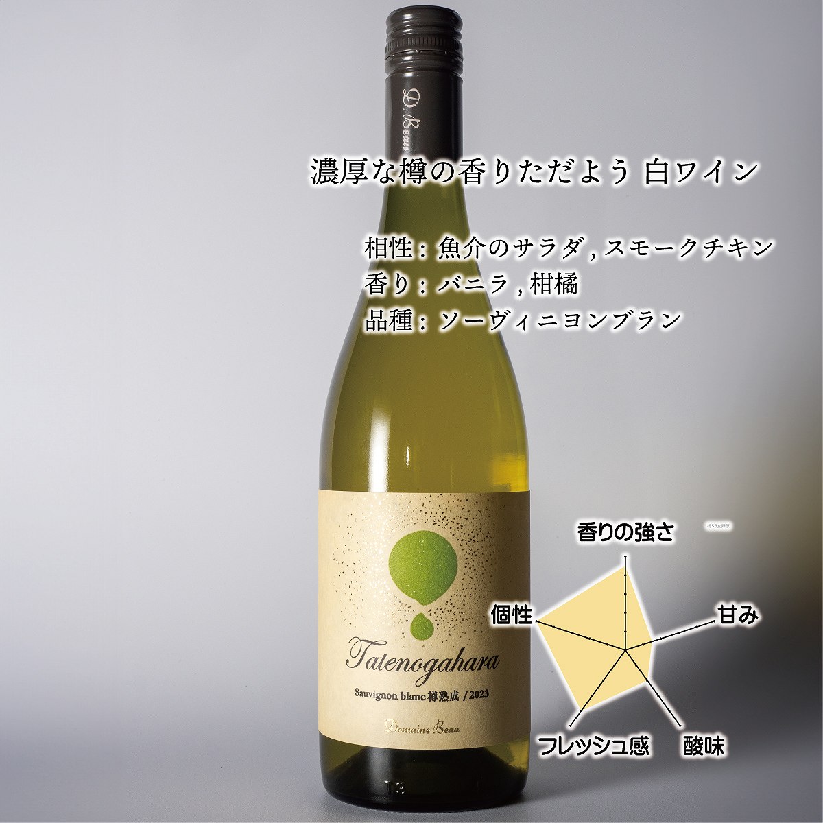 明野 ソーヴィニヨンブラン 2022 [al] | 魚料理に合う | ドメーヌボー