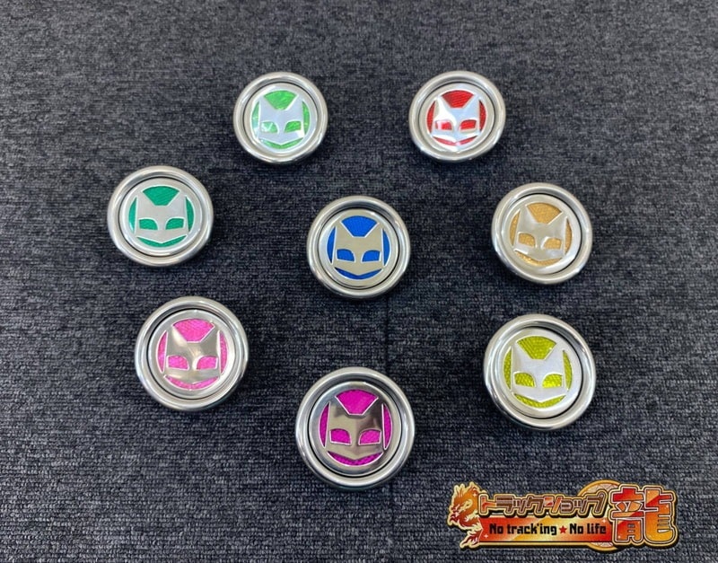 オリジナル ステンレス製 リフレクター 1個 マーシャル風 猫 ネコ