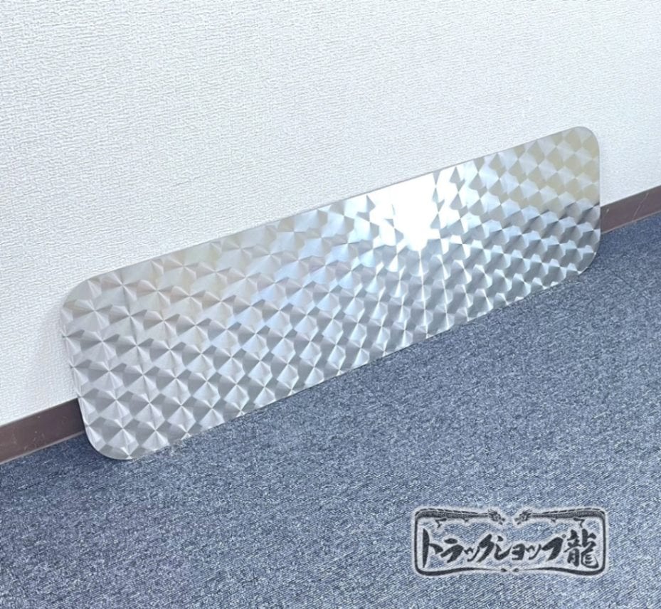 ステンレス リア窓パネル 鱗柄 三菱ふそう ジェネレーション/ブルー