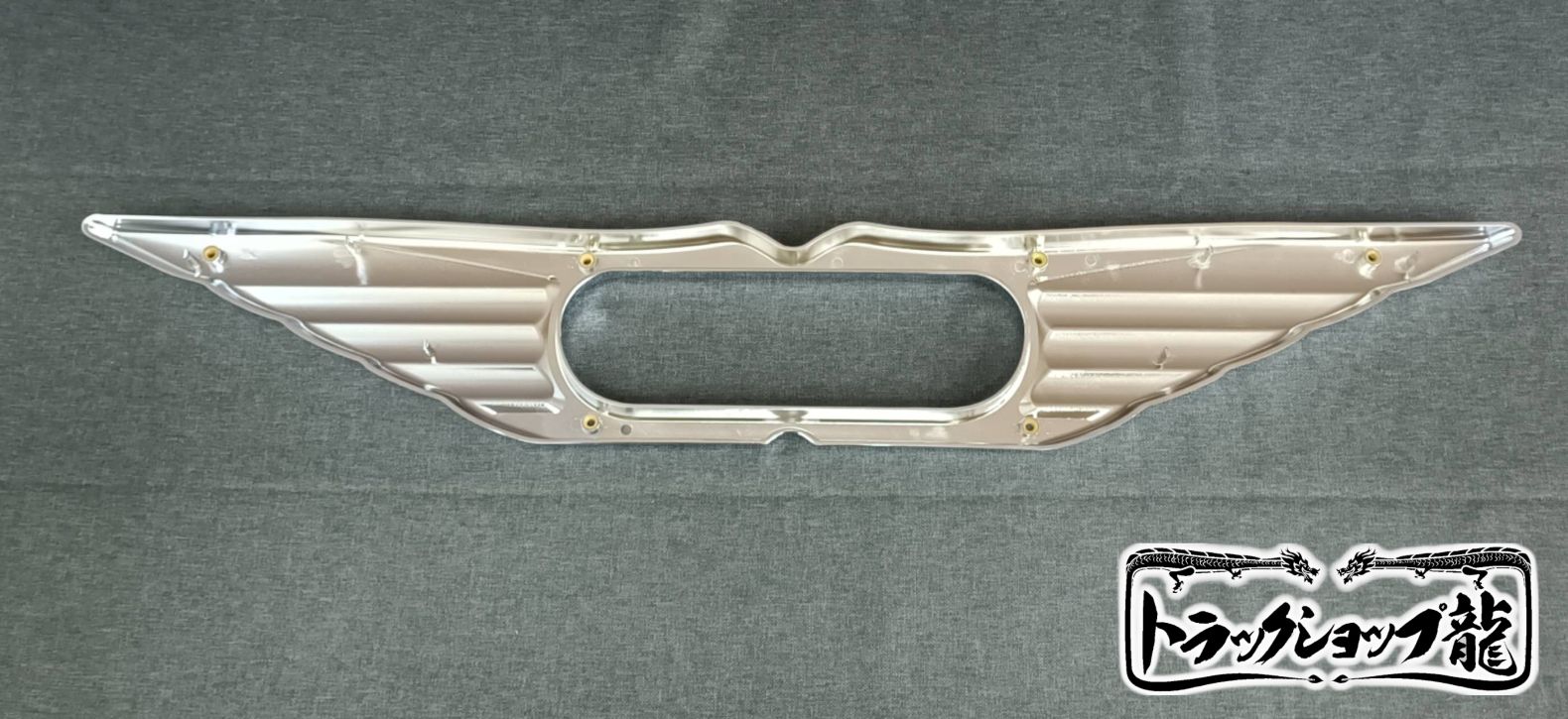 大型 バスマーク用部品 メッキ ウイングマーク 1枚 日野 バスマーク