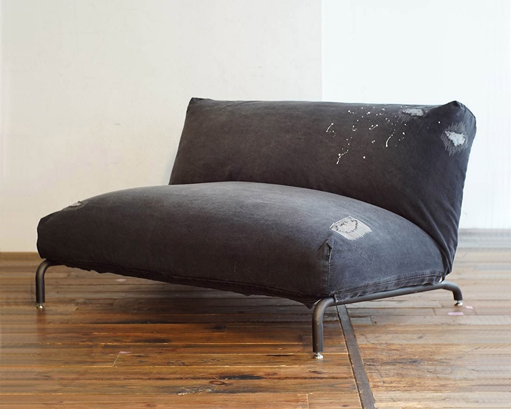 journal standard Furniture | RODEZ SOFA 2P BLACK Damage DENIM