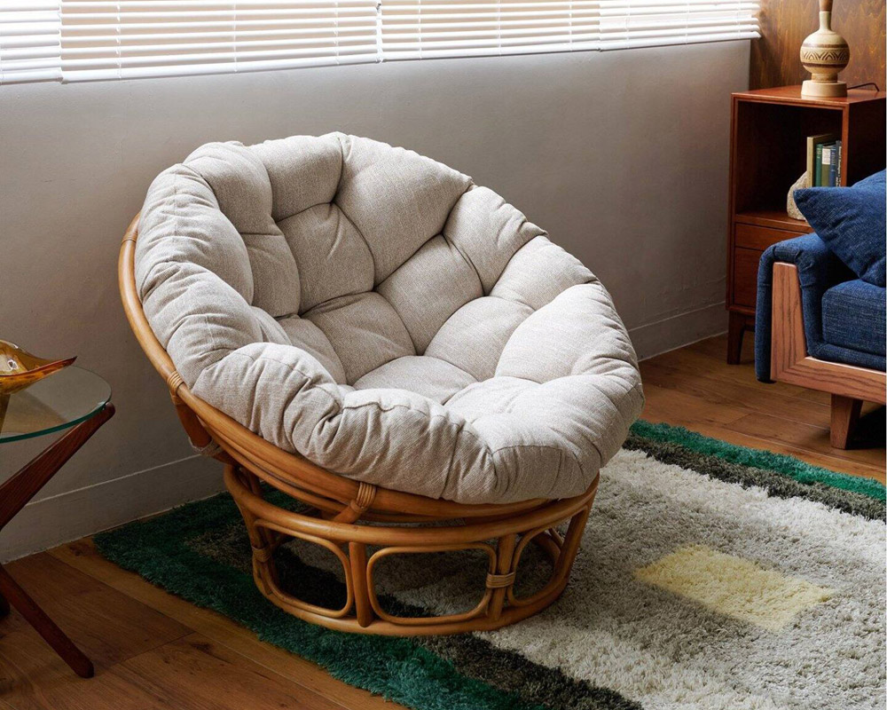 ACME Furniture/ アクメファニチャー｜WICKER EASY CHAIR 2nd IVORY
