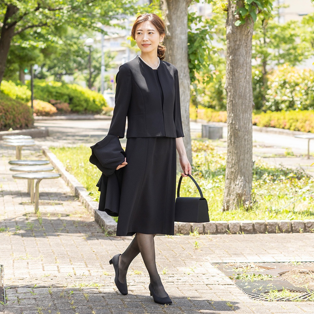 商品番号1003410] スタンドカラーのパイピングジャケット×ボレロ前開き