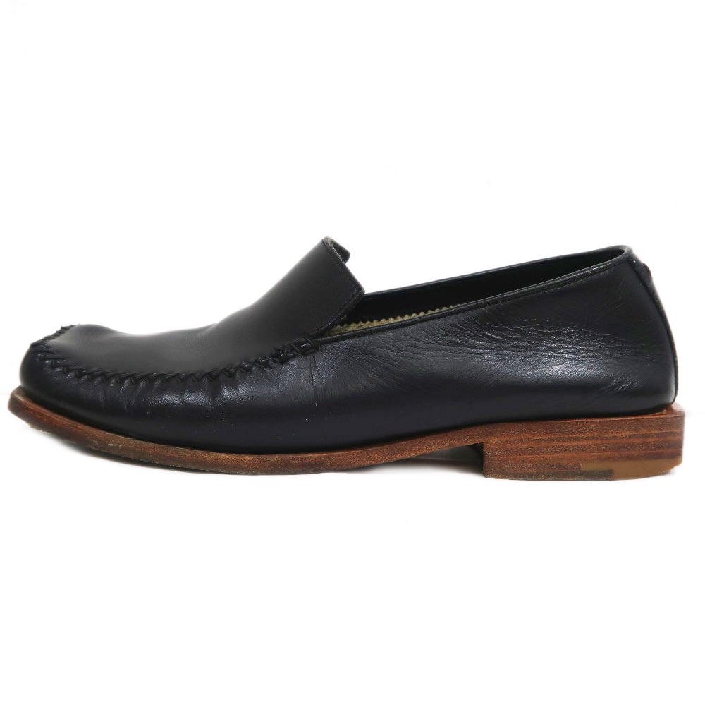 名東】【LOUIS VUITTON】ルイヴィトン ローファー サイズ6 ブラック 黒