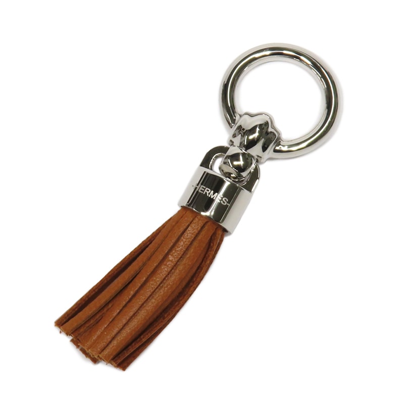 名古屋】【HERMES】エルメス ツイリーリング セ ル ポンポン ブラウン