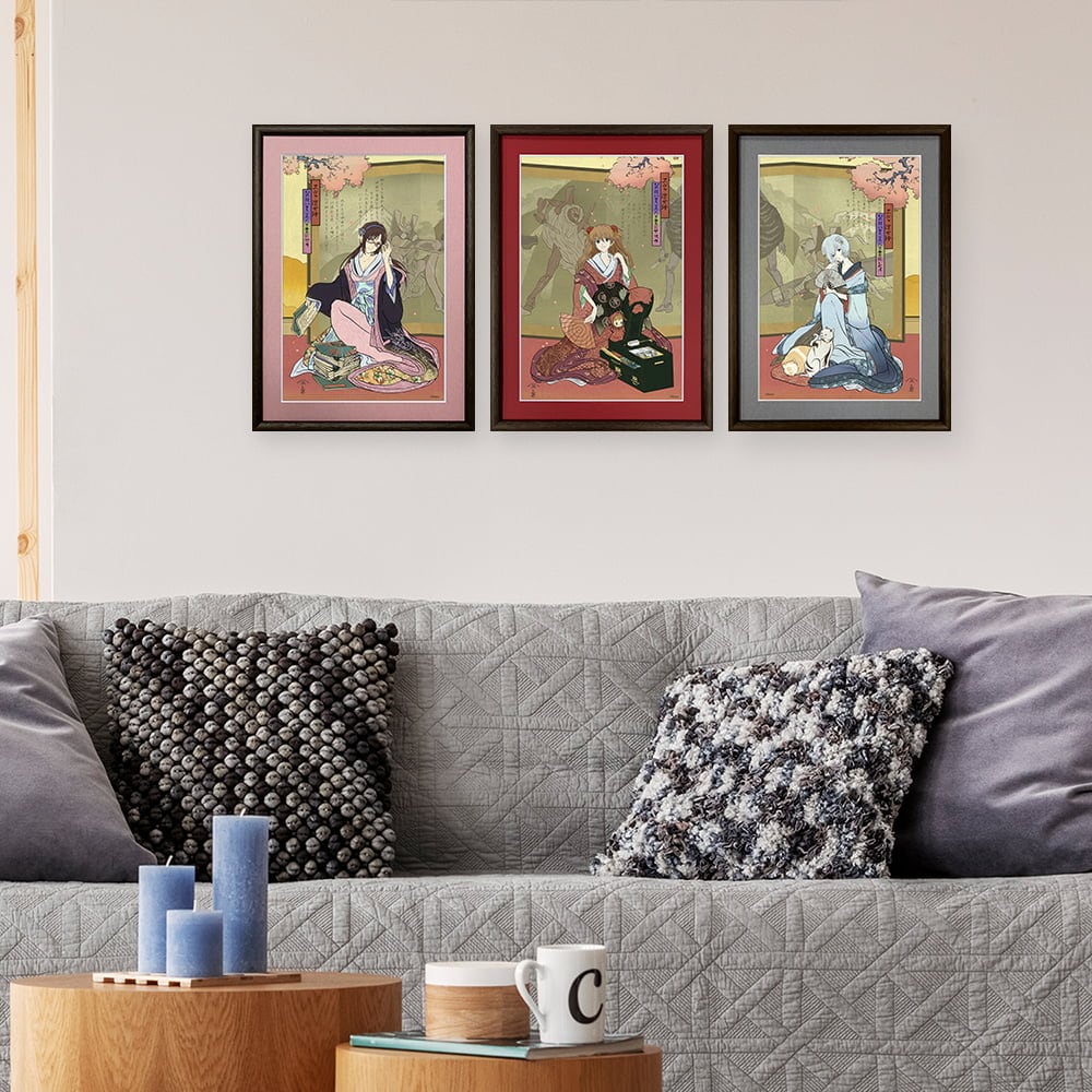 エヴァ浮世絵「箱根八里美人三画揃 マリ」｜浮世絵工房