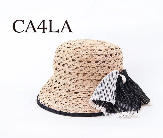 CA4LA カシラ レイヤード ラフィアハット［ARA00065］【2023SS】の通販