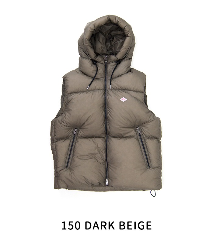 SOLDOUT】DANTON ダントン メンズ フードダウンベスト［DT-A0536MCR