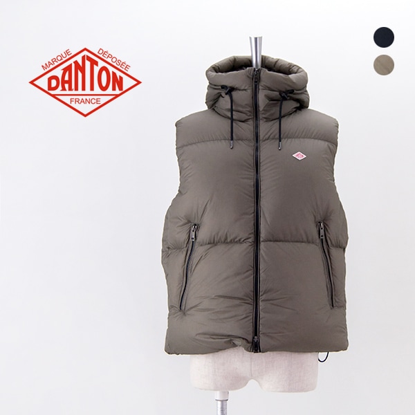 SOLDOUT】DANTON ダントン メンズ フードダウンベスト［DT-A0536MCR