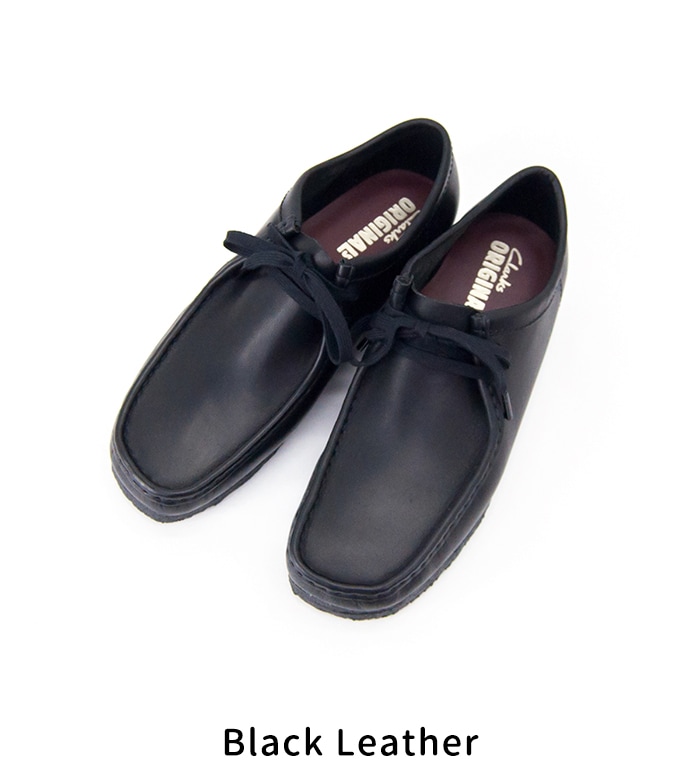CLARKS クラークス メンズ Wallabee ワラビー ブラックレザー