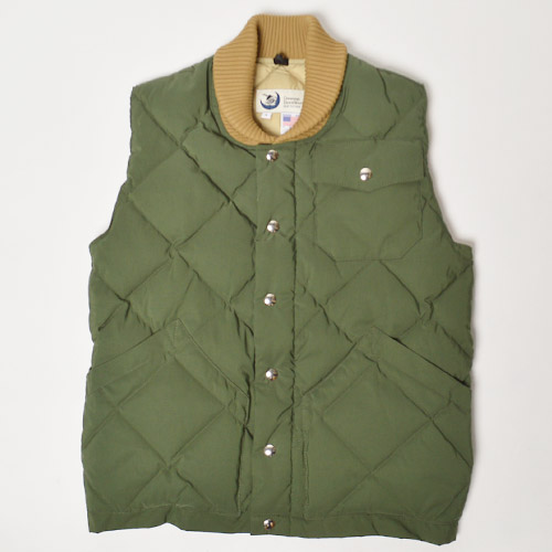 Crescent Down Works×US/Diamond Quilted Down Vest（クレセントダウン