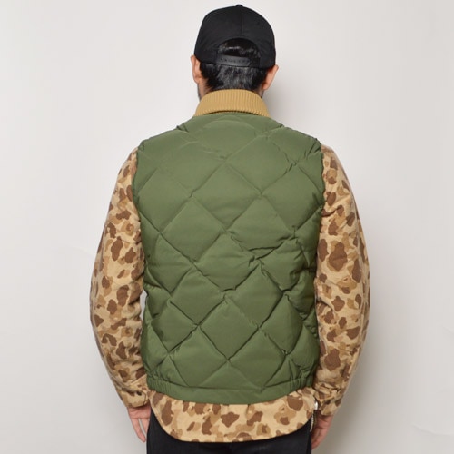 Crescent Down Works×US/Diamond Quilted Down Vest（クレセントダウン
