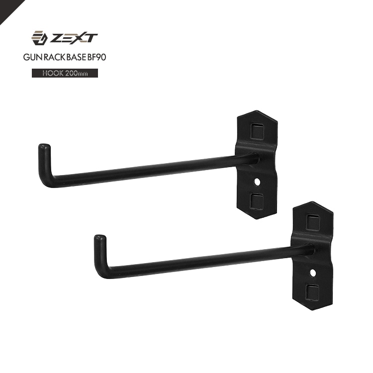 ZEXT ガンラック用 ロングフック 2本組 20cm BF90オプション