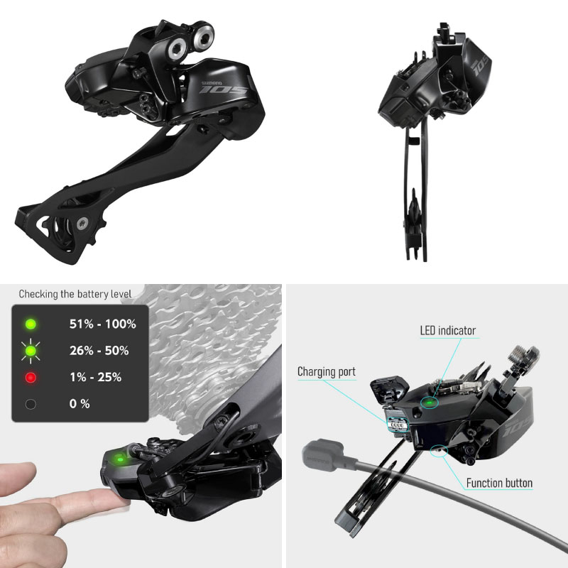 即納)SHIMANO シマノ 105 Di2 RD-R7150 12S リアディレーラー