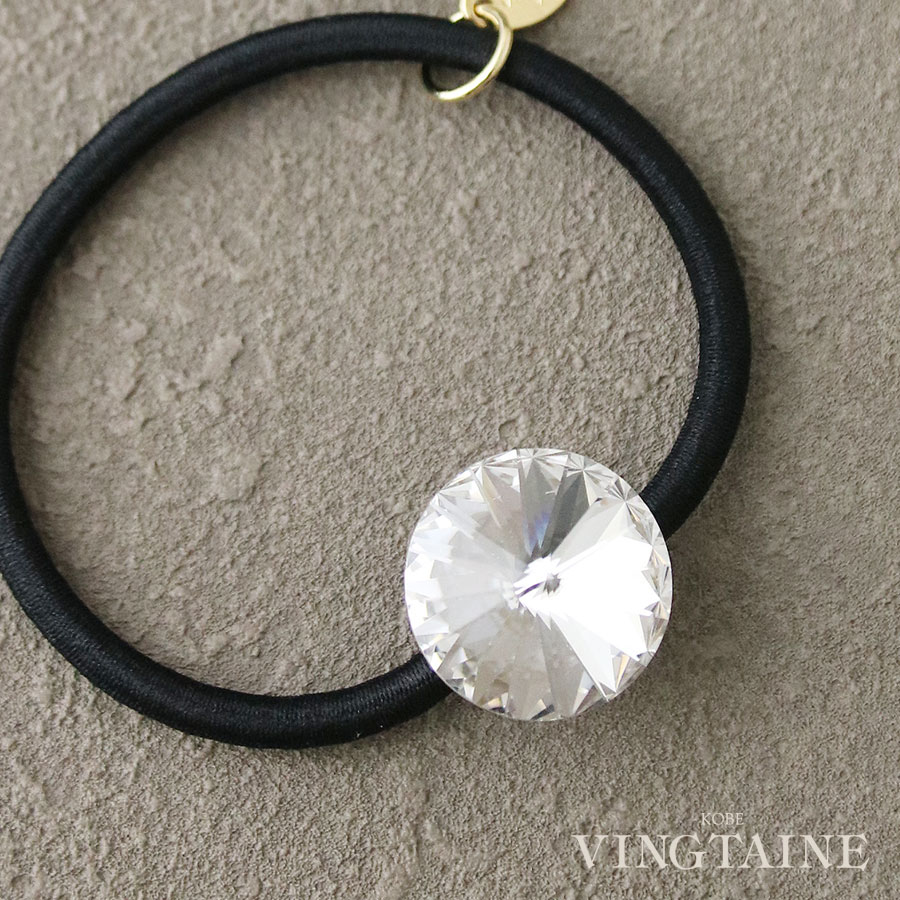 一粒スワロフスキーヘアゴム H7813 | ヘアアクセサリー,ヘアゴム