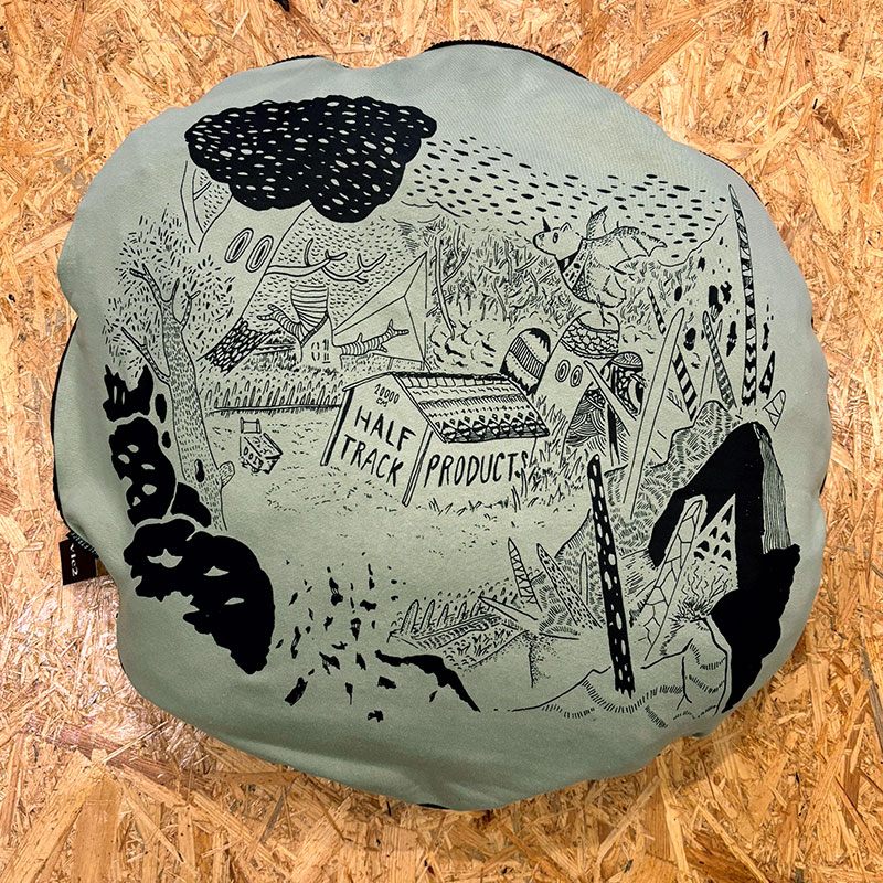 HALF TRACK PRODUCTS nonsleep cushion 65 forest [ハーフトラック