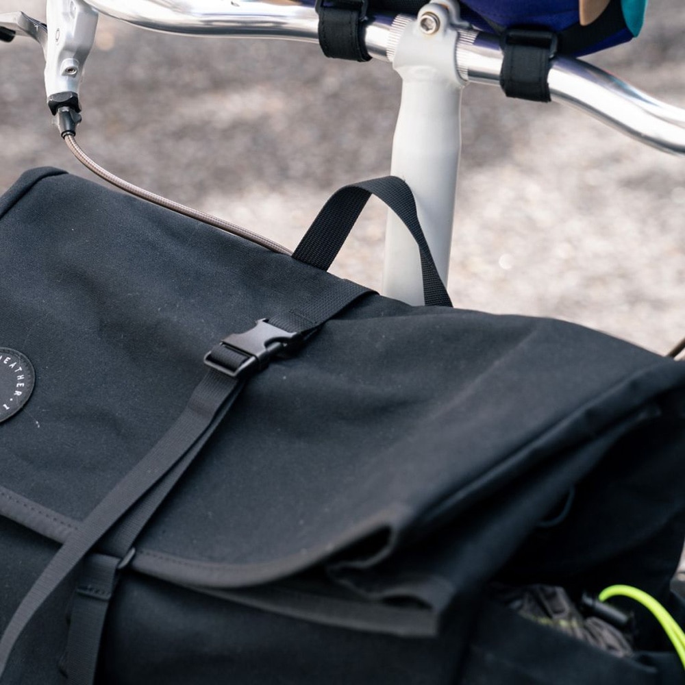 当日出荷可] FAIRWEATHER front bag for brompton フレームあり wax
