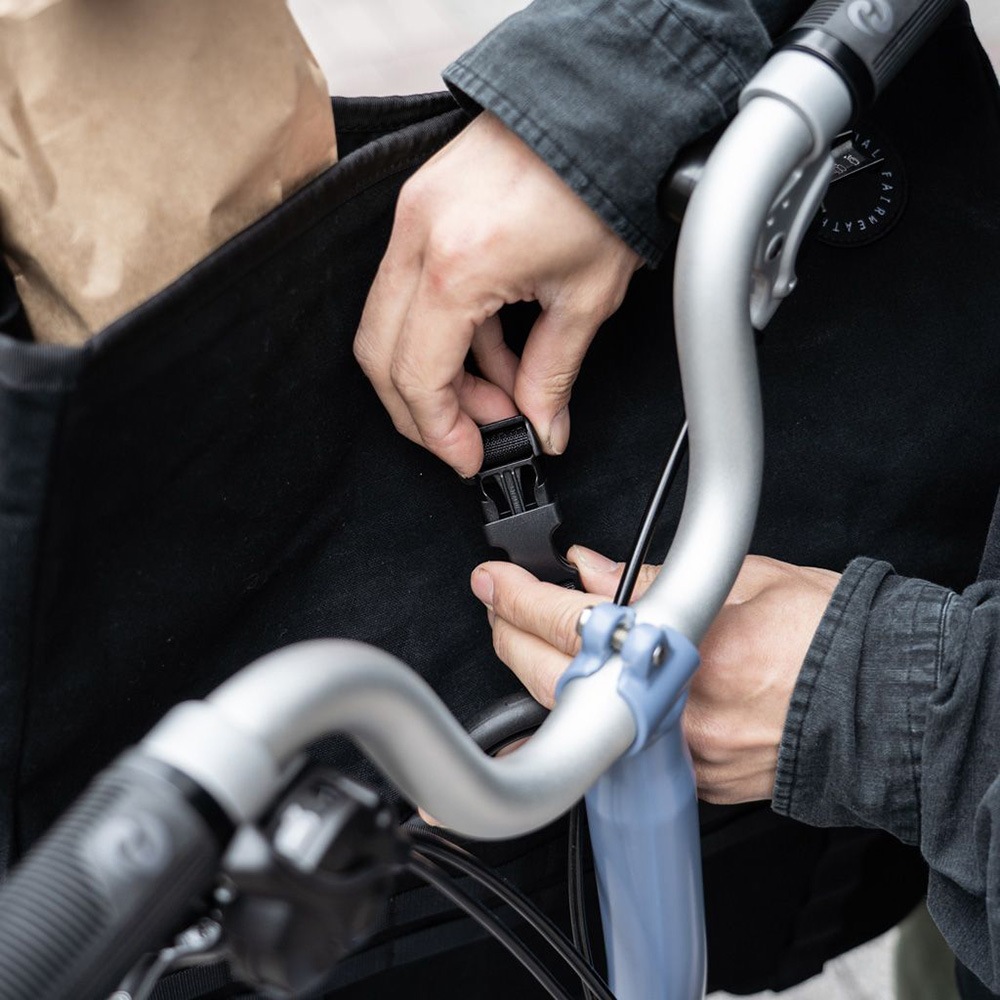 当日出荷可] FAIRWEATHER front bag for brompton フレームあり wax