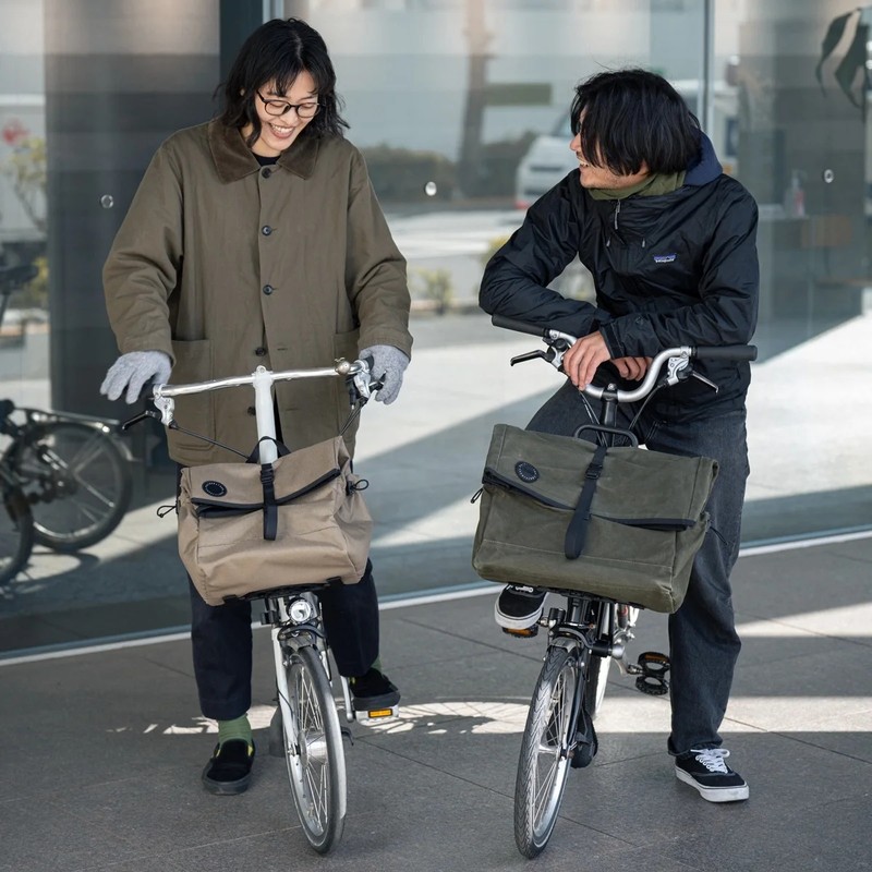 当日出荷可] FAIRWEATHER brompton bag mini フレームなし black