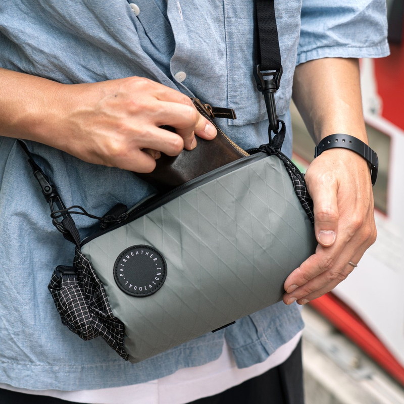 当日出荷可] FAIRWEATHER road bar bag x-pac/black [フェアウェザー]