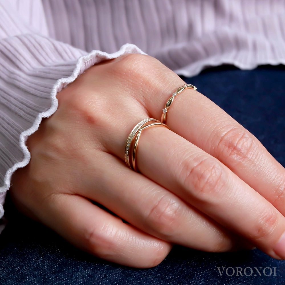 重ね付けリング「レディ」 K10