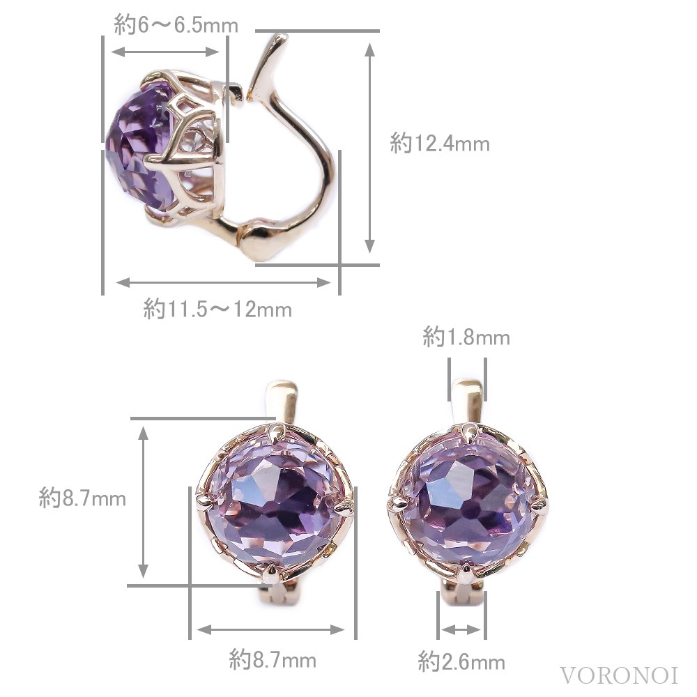 MINAMO Flower＆Cabo イヤリング｜ピアス穴不要の輝きジュエリー