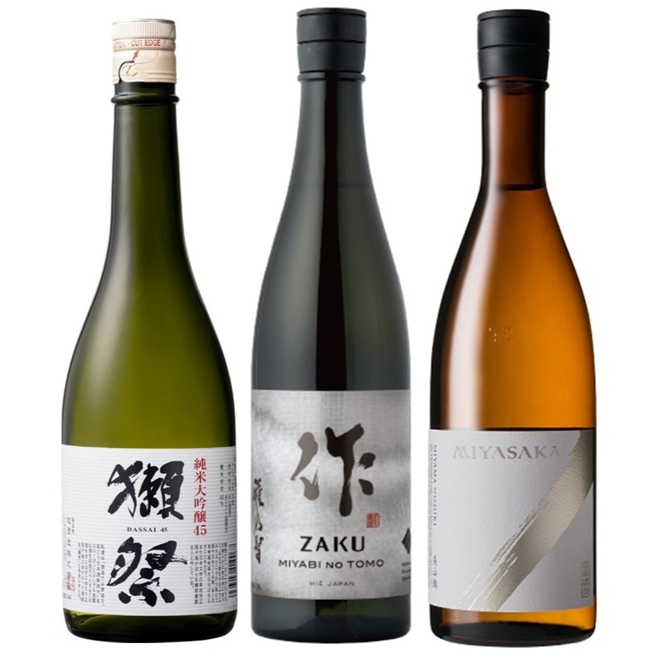 飲み比べ] (のみくらべ) フルーティーな日本酒 飲み比べセット(720ml×3