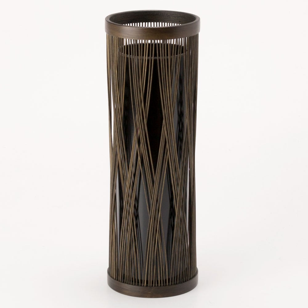 駿河竹千筋細工 花器 登龍 静岡県伝統工芸品 伝統工芸士・大村竹心坊