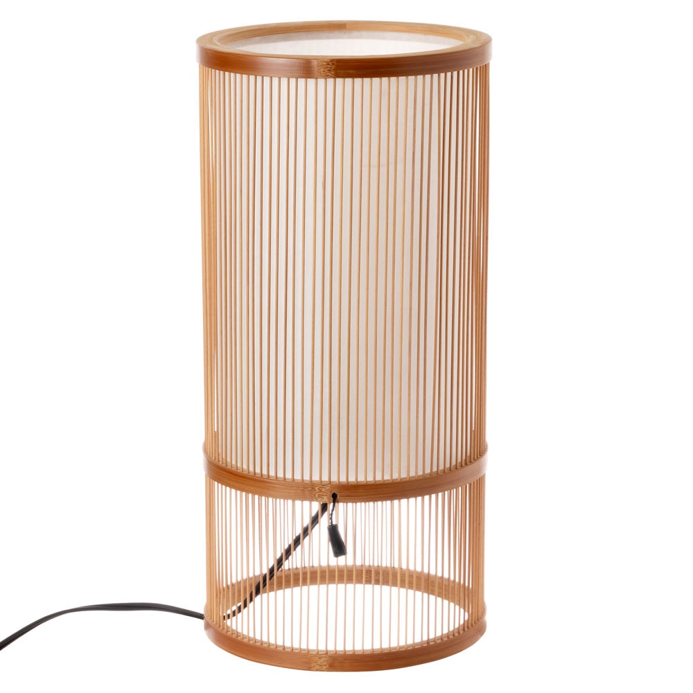 駿河竹千筋細工 行燈 行灯 筒型（小） 静岡県伝統工芸品 杉山雅泰 作