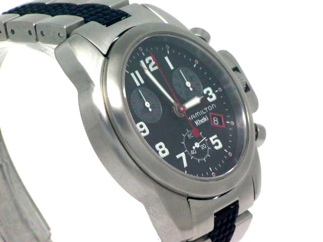ハミルトン カーキ 6313 クロノグラフ クオーツ USED