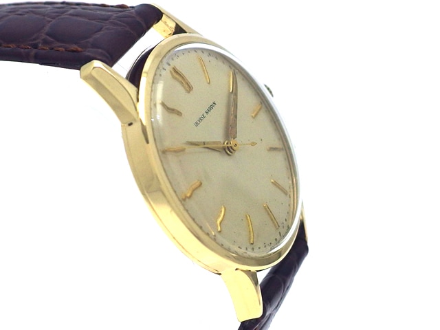 ユリスナルダン 18K 17石 手巻 OH済 1950年代 Ulysse Nardin