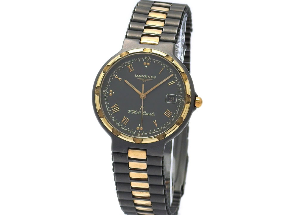 ロンジン コンクエストVHP チタニウム 4990.9.657 クオーツ 1989年頃