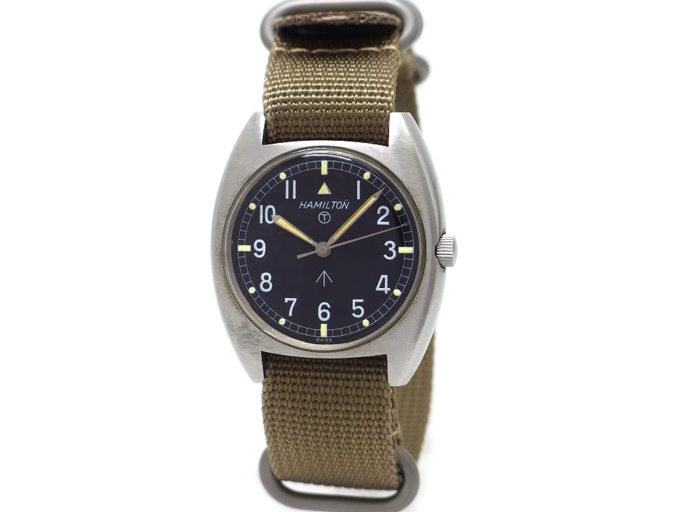 ハミルトン イギリス軍用時計 英国陸軍官給品 ブロードアロー W10-6645
