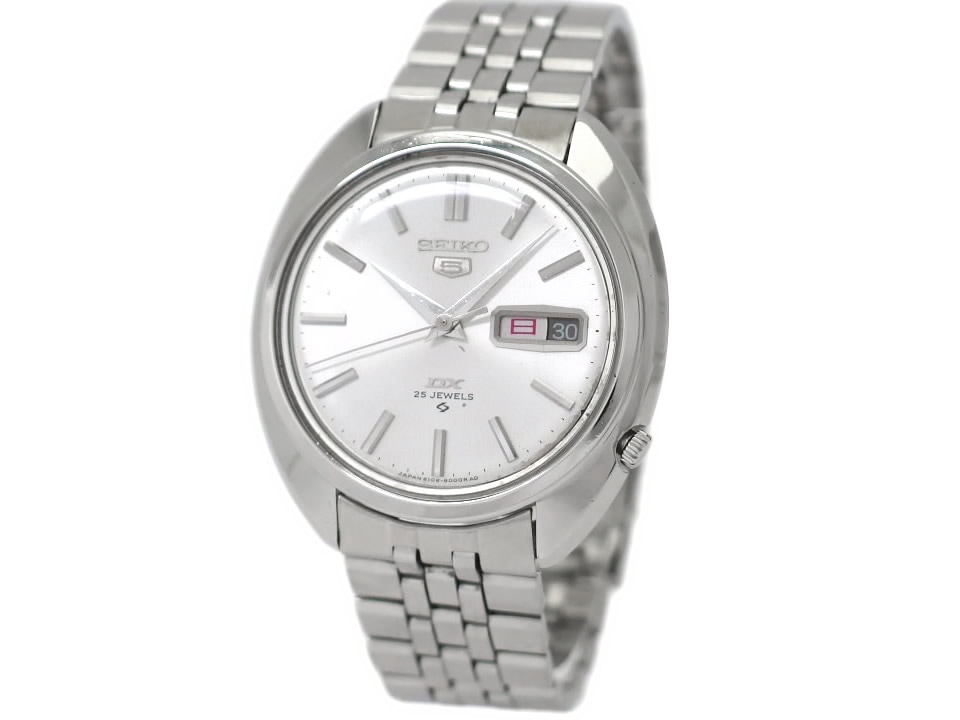 セイコー ファイブデラックス 5DX 6106-8000 25石 自動巻 OH済 昭和42