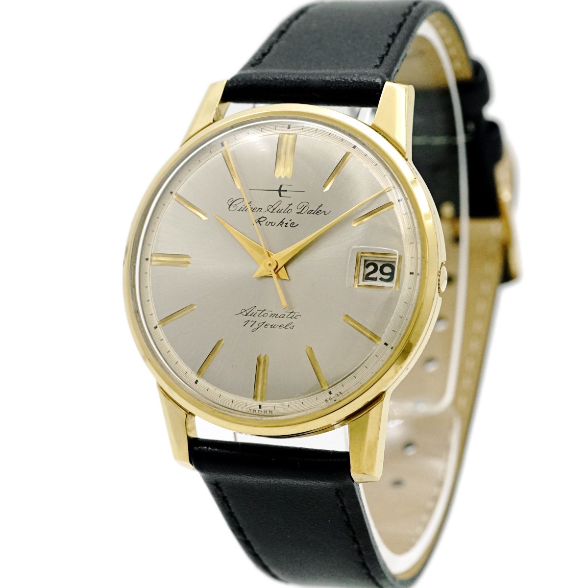 シチズン ジェット オートデーター ルーキー AR15801 金メッキ 自動巻