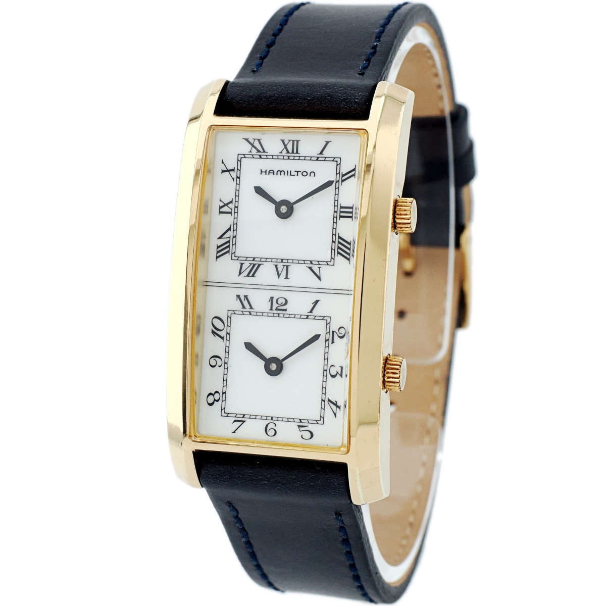 ハミルトン アメリカントラベラー デュアルタイム 6232 YGP/SS メンズ