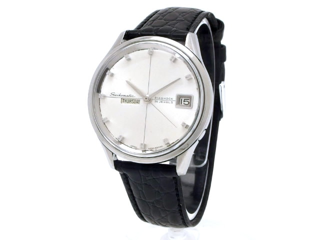 セイコー マチック ウィークデーター 6206-8010 金色ムーブメント 26石