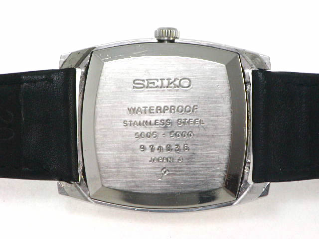 セイコー ロードマチック 角型 5605-5000 自動巻 OH済 昭和44年製