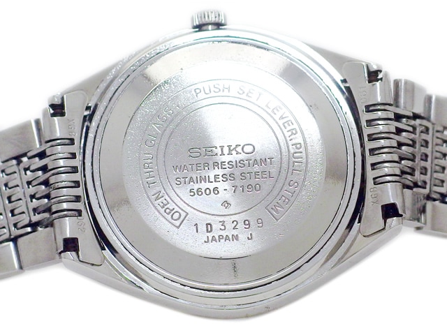 セイコー ロードマチック 5606-7190 自動巻 OH済 昭和46年製