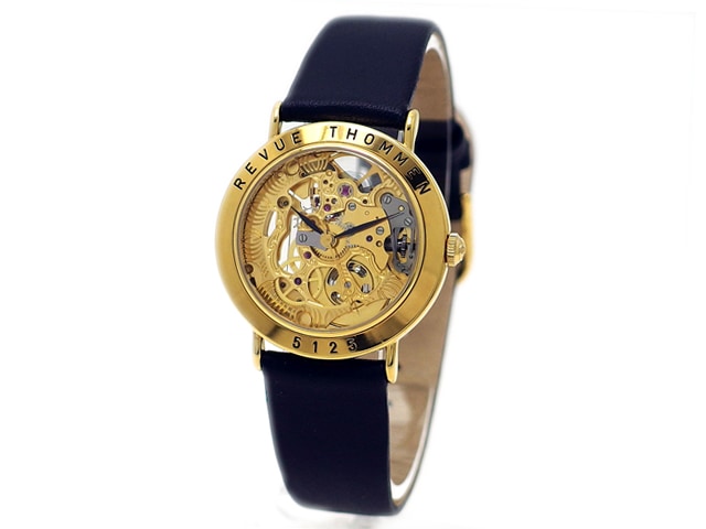 レビュートーメン スケルトン メンズ GP 手巻 OH済 1990年代 USED